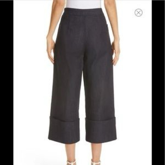 Kate Spade Wide Leg Cuffed Denim - Picture 2 of 3